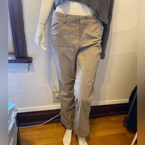 Khaki Women’s Flared Dockers